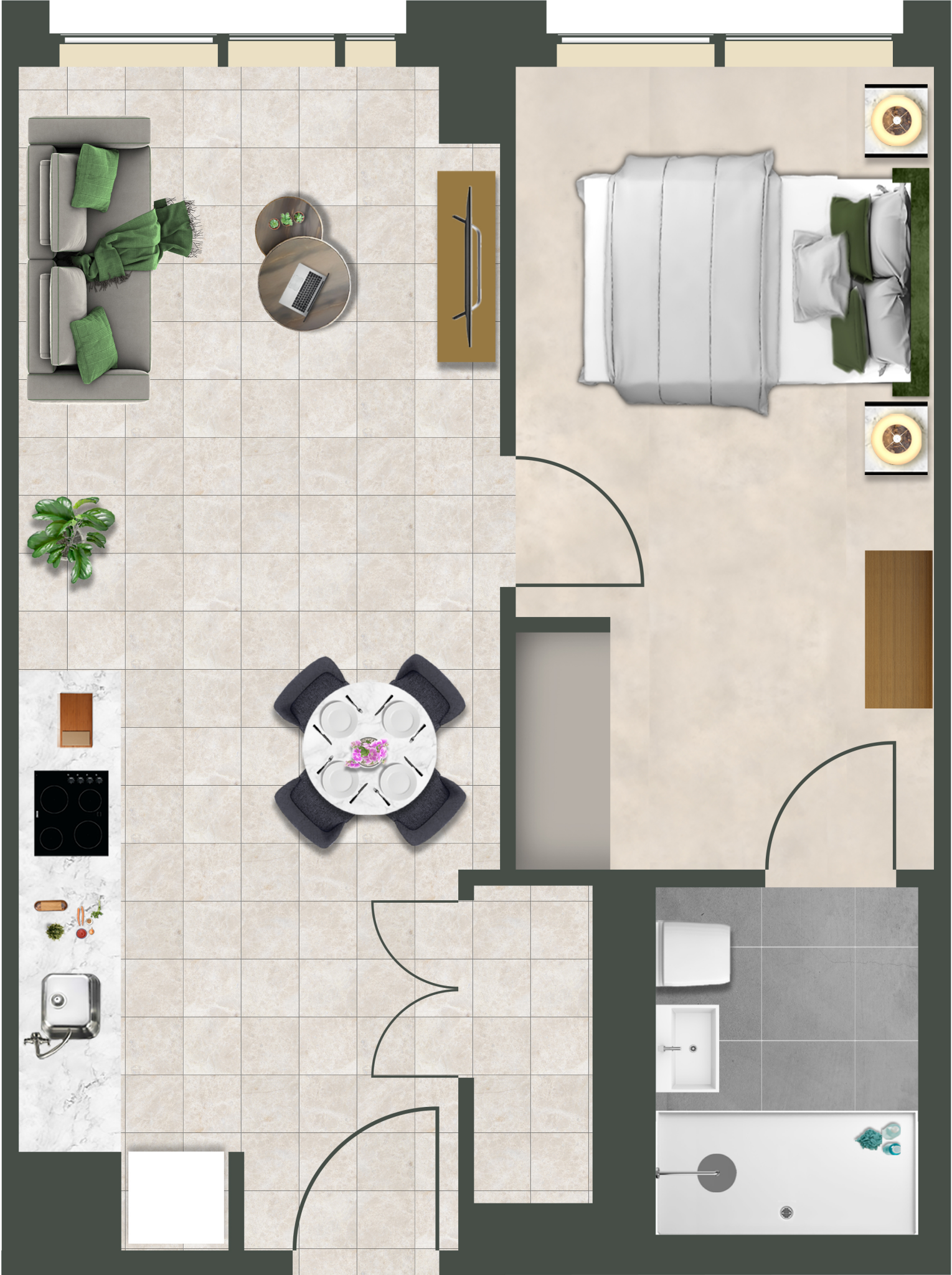 New York Square, Quarry Hill, Leeds floorplan