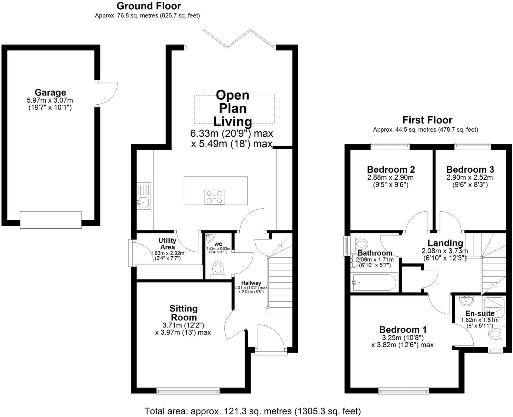 Upgraded & Extended A-Rated Home on Blue Albion Street floorplan