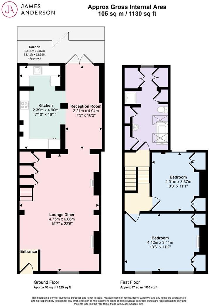 Archway Street, SW13 floorplan