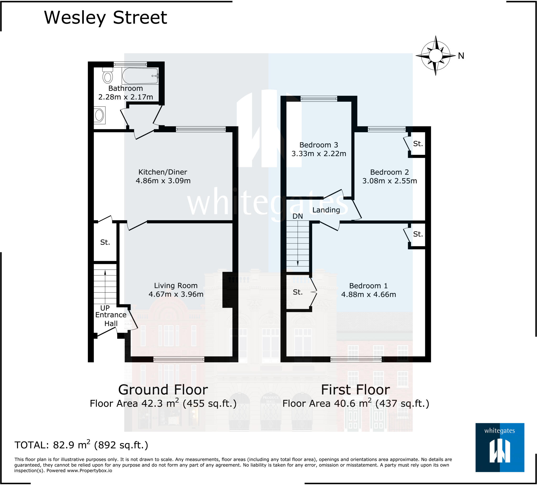 Wesley Street, South Elmsall, Pontefract, West Yorkshire, WF9 floorplan