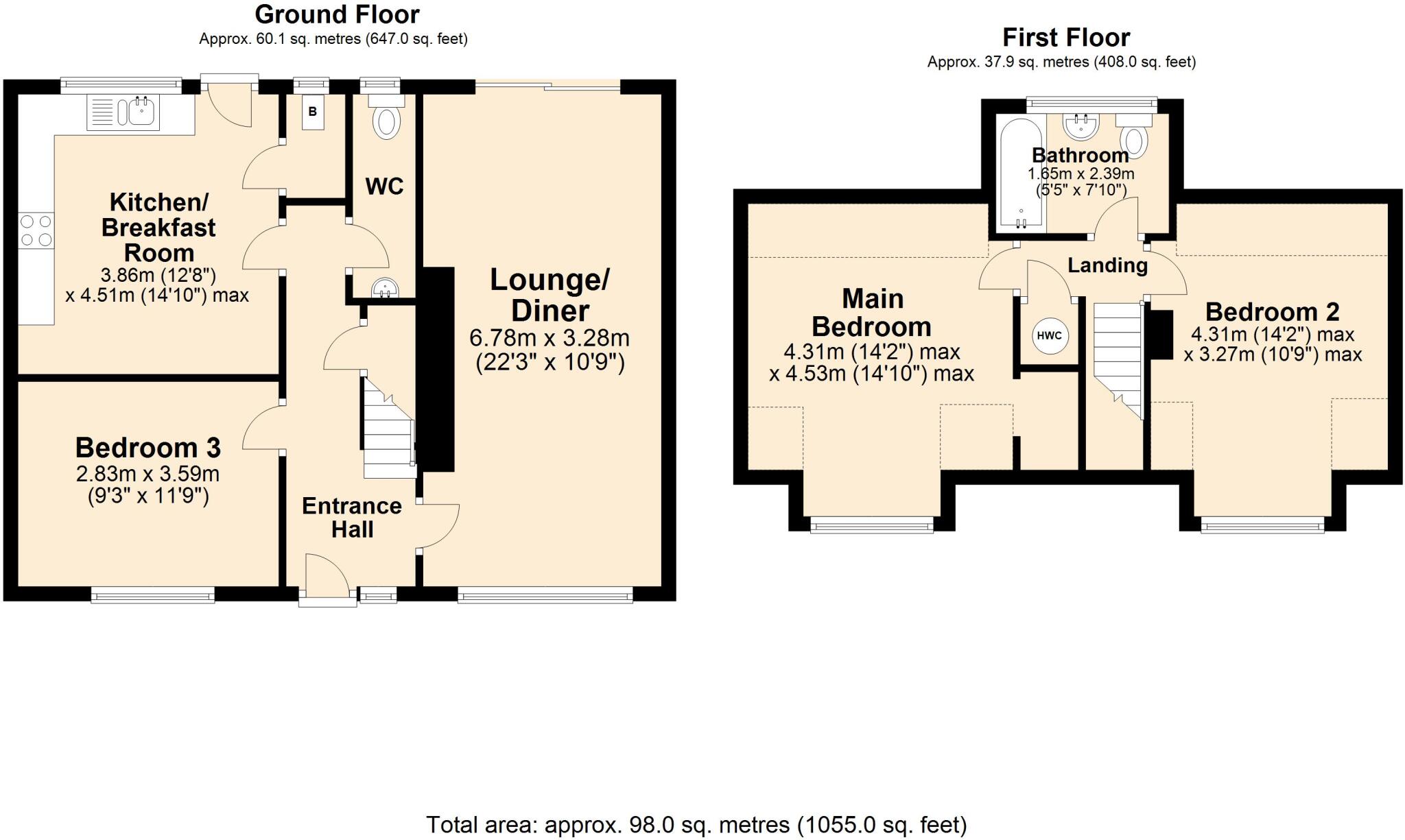 Church Street, Great Ellingham floorplan
