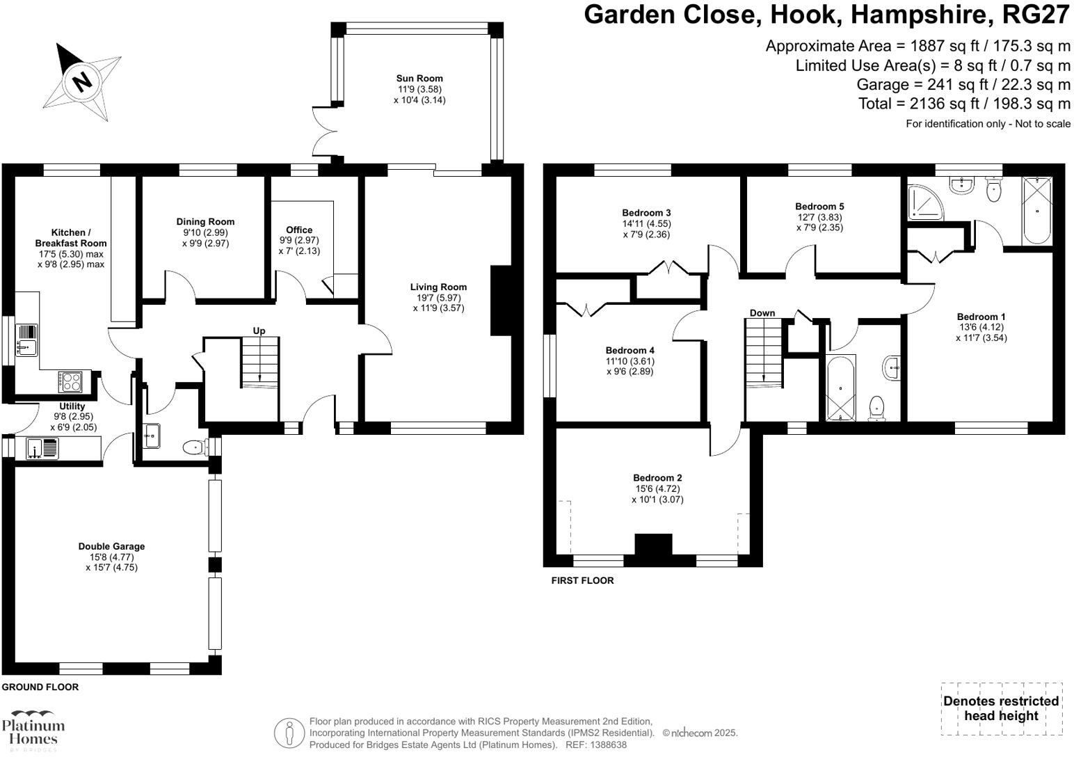 Garden Close, Hook, Hampshire, RG27 floorplan