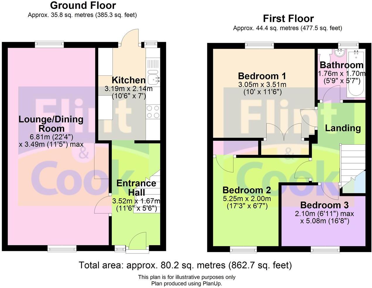 Prospect Walk, Hereford floorplan