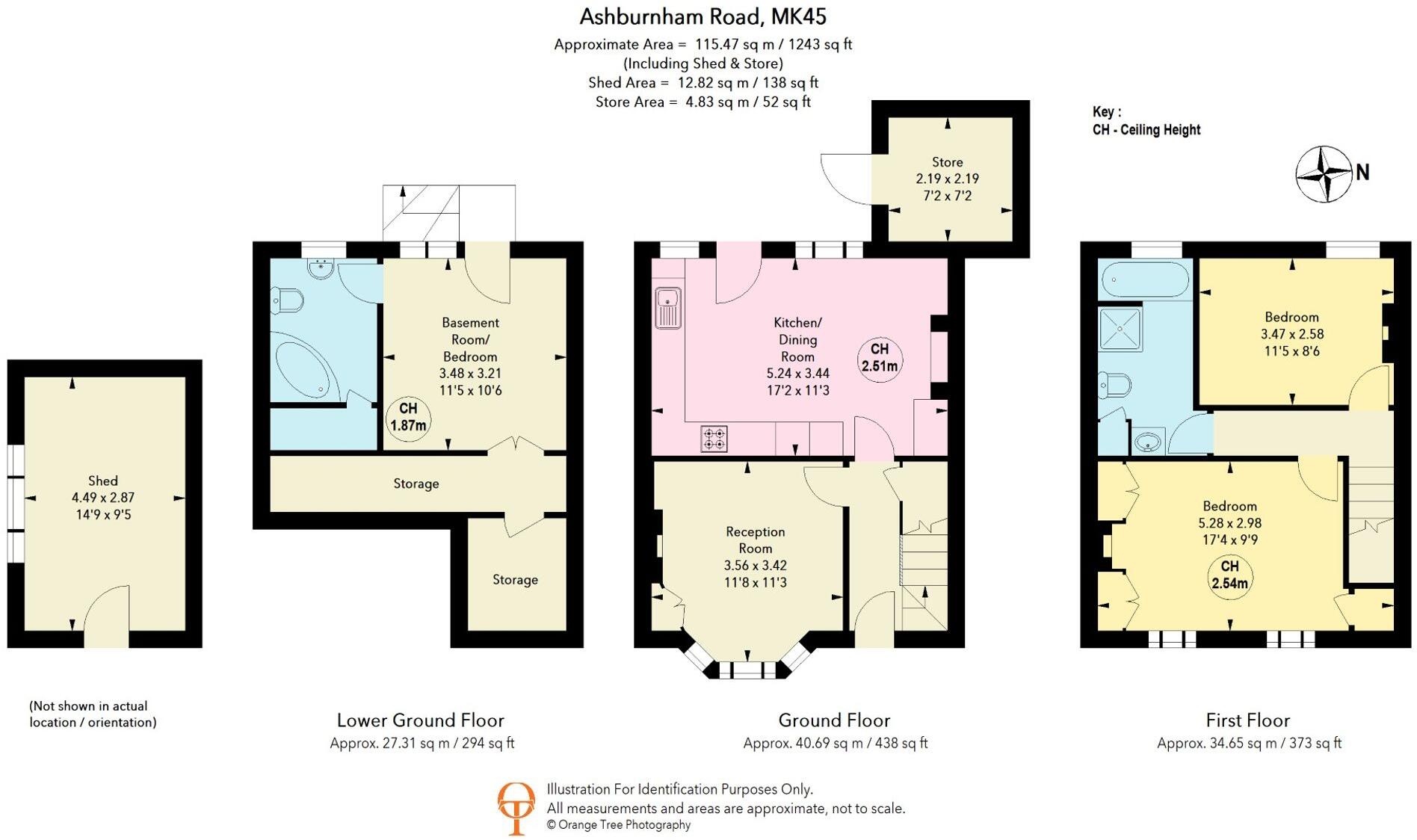 Ashburnham Road, Ampthill, MK45 floorplan