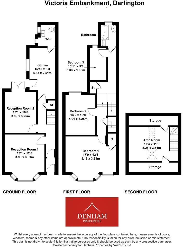 Victoria Embankment, Darlington floorplan