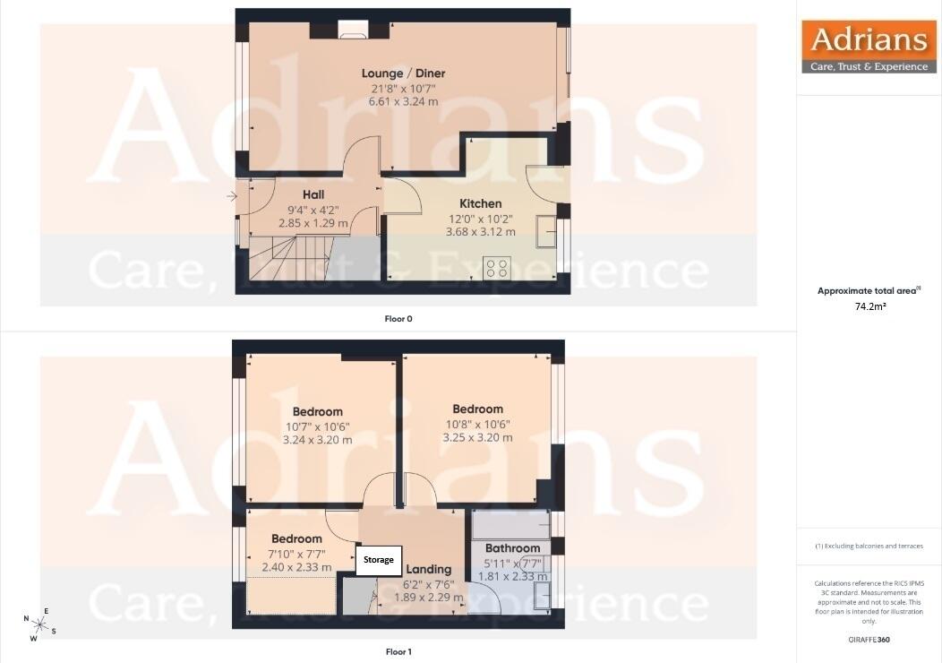 Hill View Road, Chelmsford, CM1 7RT floorplan