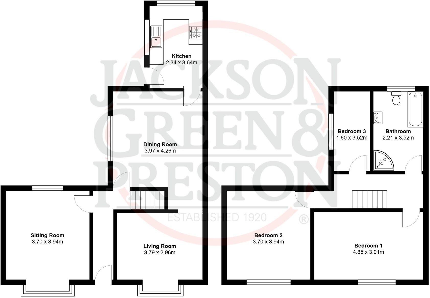 Legsby Avenue, Grimsby, DN32 floorplan