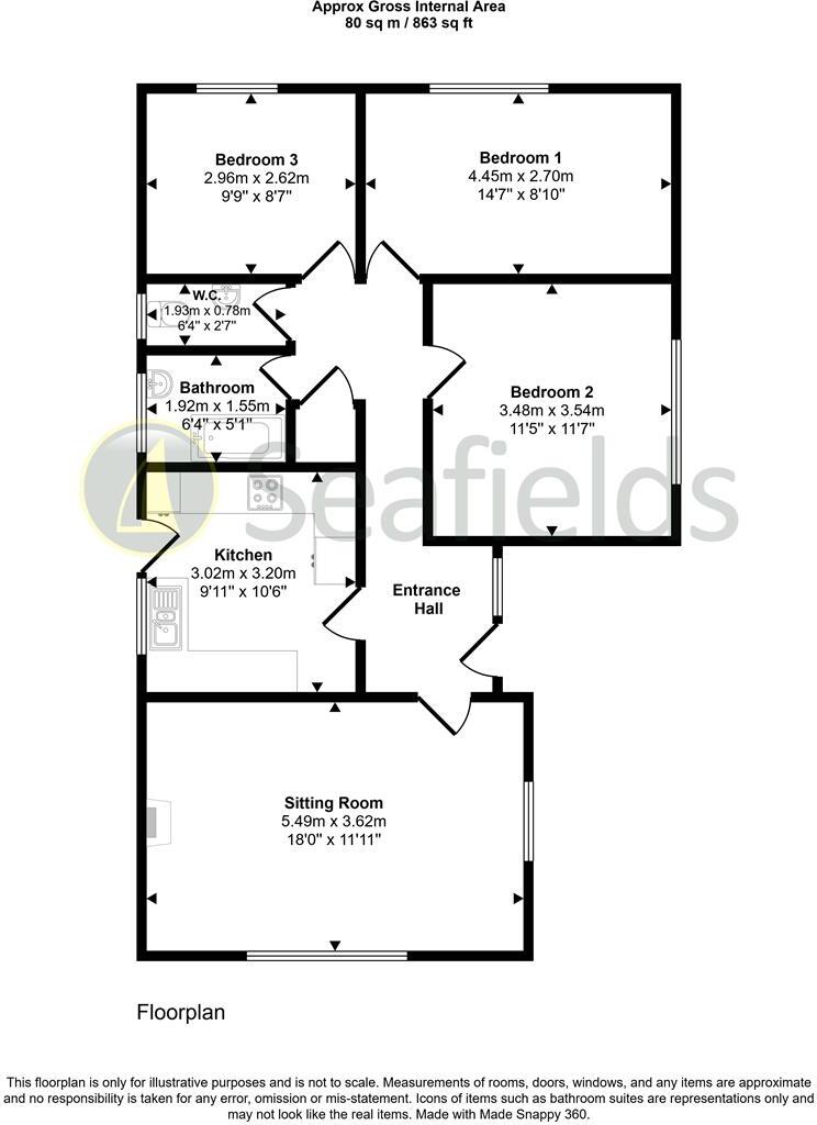 Birch Gardens, Binstead, PO33 3XBC floorplan