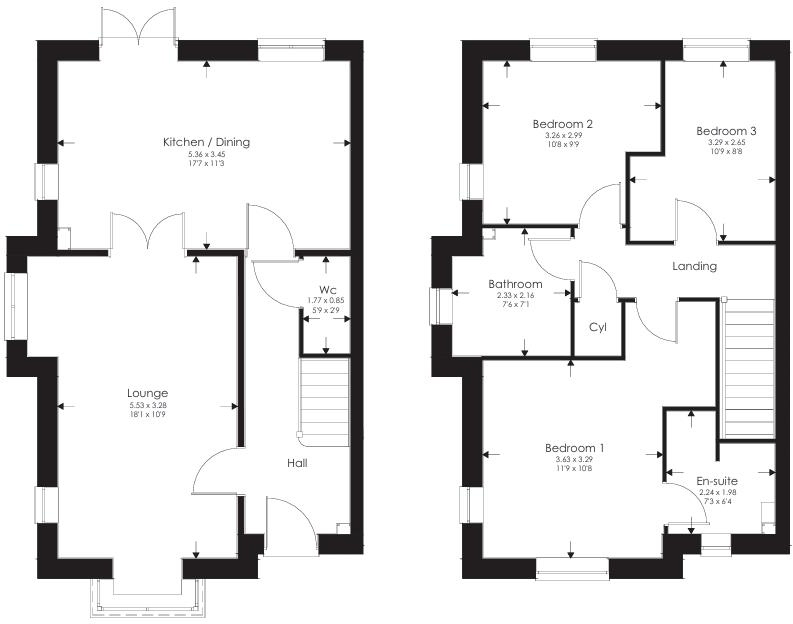 Plot 95, 68 Glebe Road, Scartho floorplan