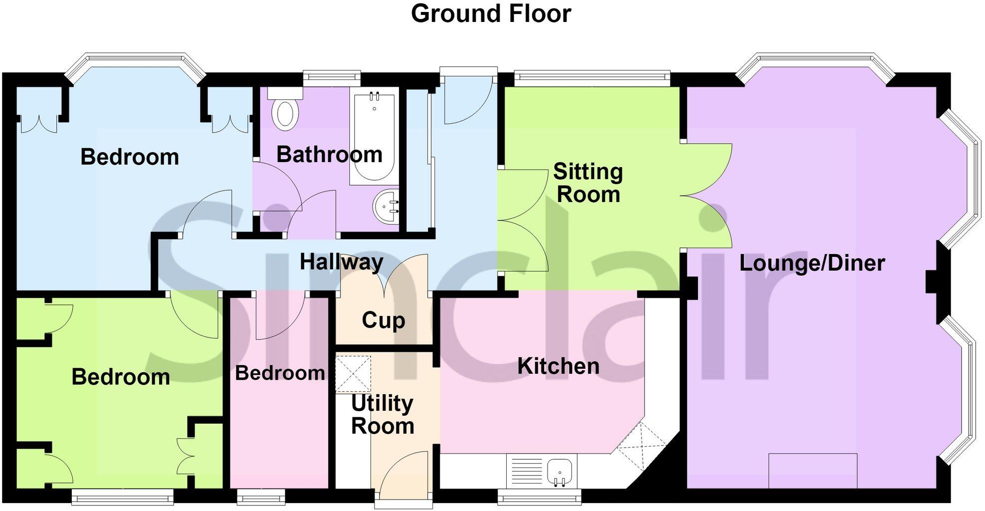 St. Christophers Road, Ellistown, LE67 floorplan