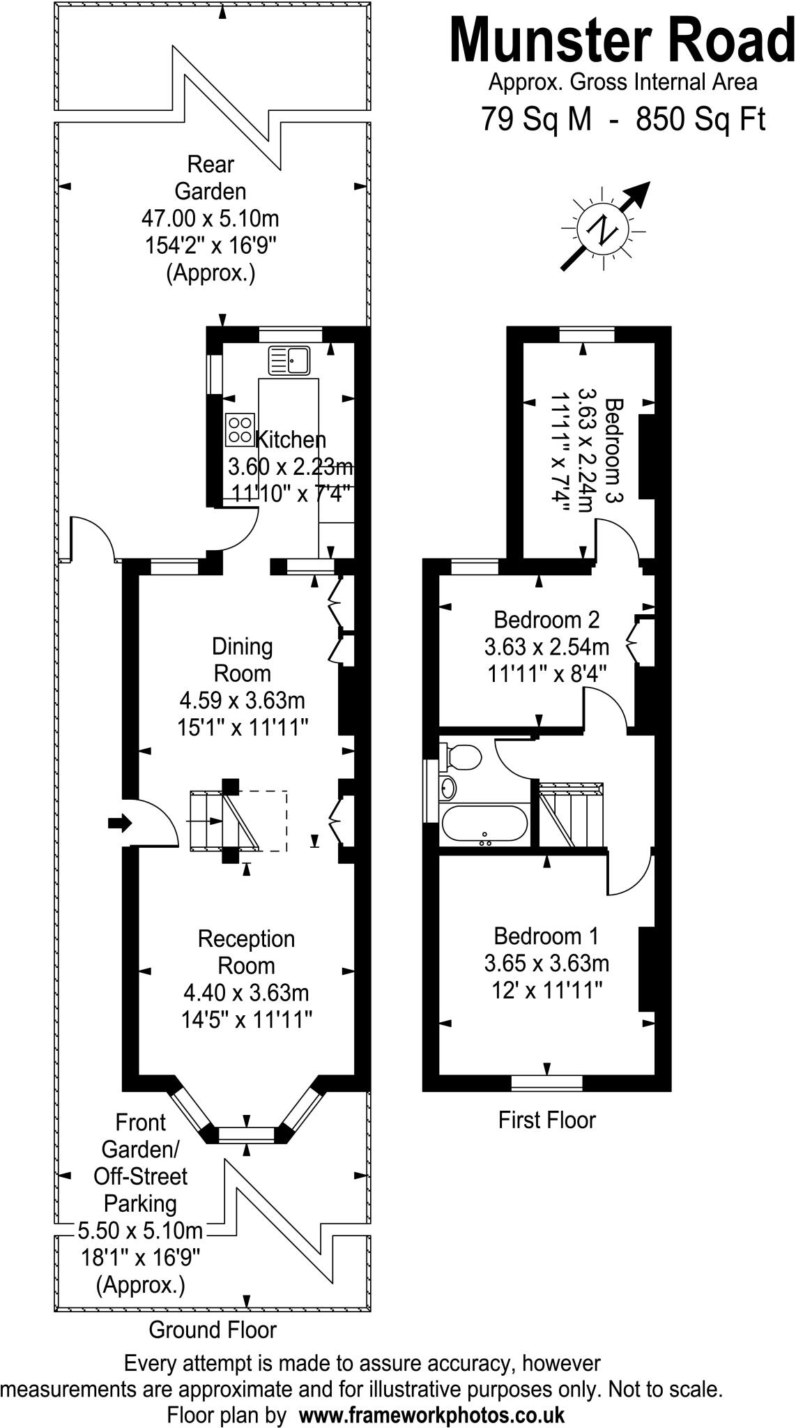Munster Road, Teddington, Middlesex, TW11 floorplan