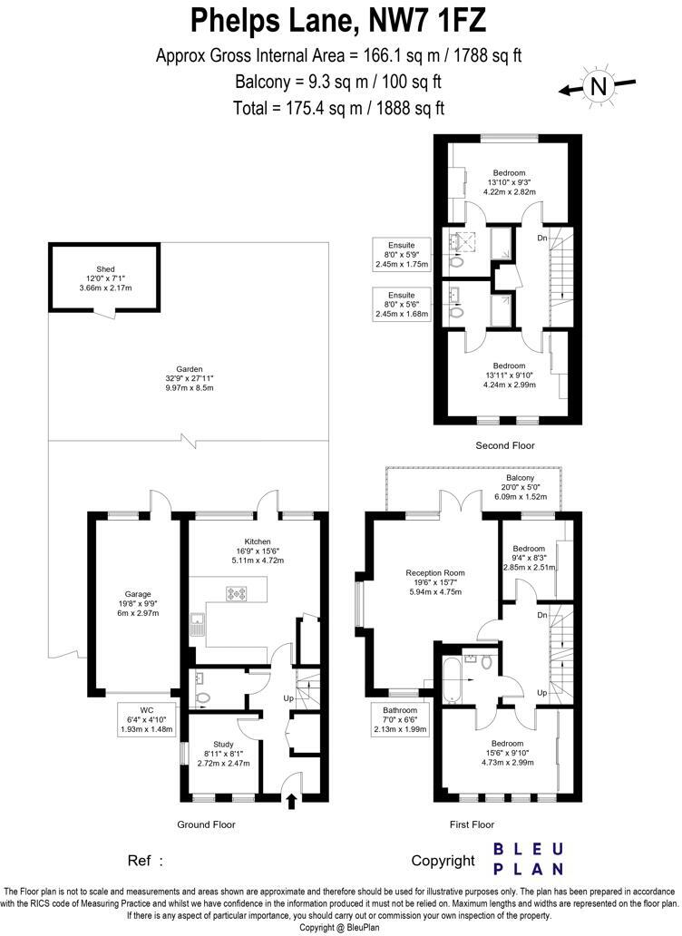 Phelps Lane, Millbrook Park, NW7 1FZ floorplan