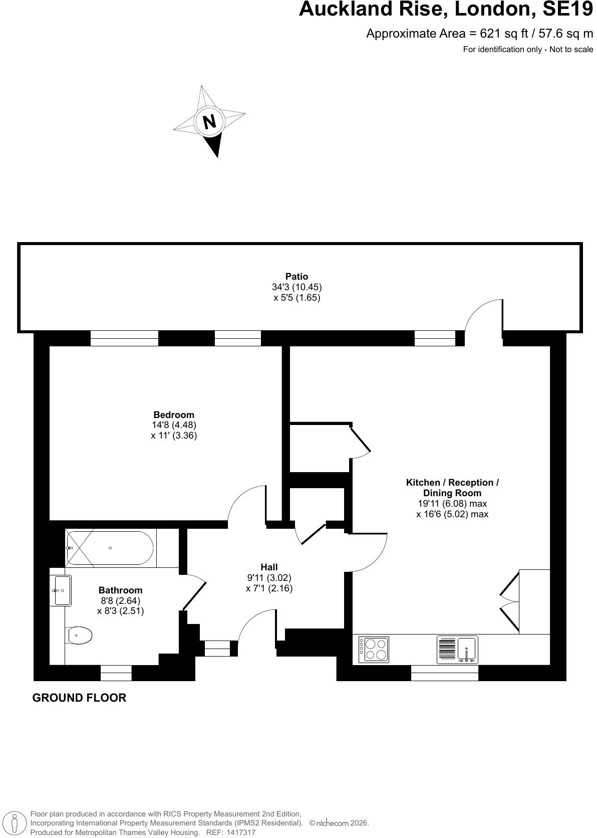 Auckland Rise, Crystal Palace, London, SE19 floorplan