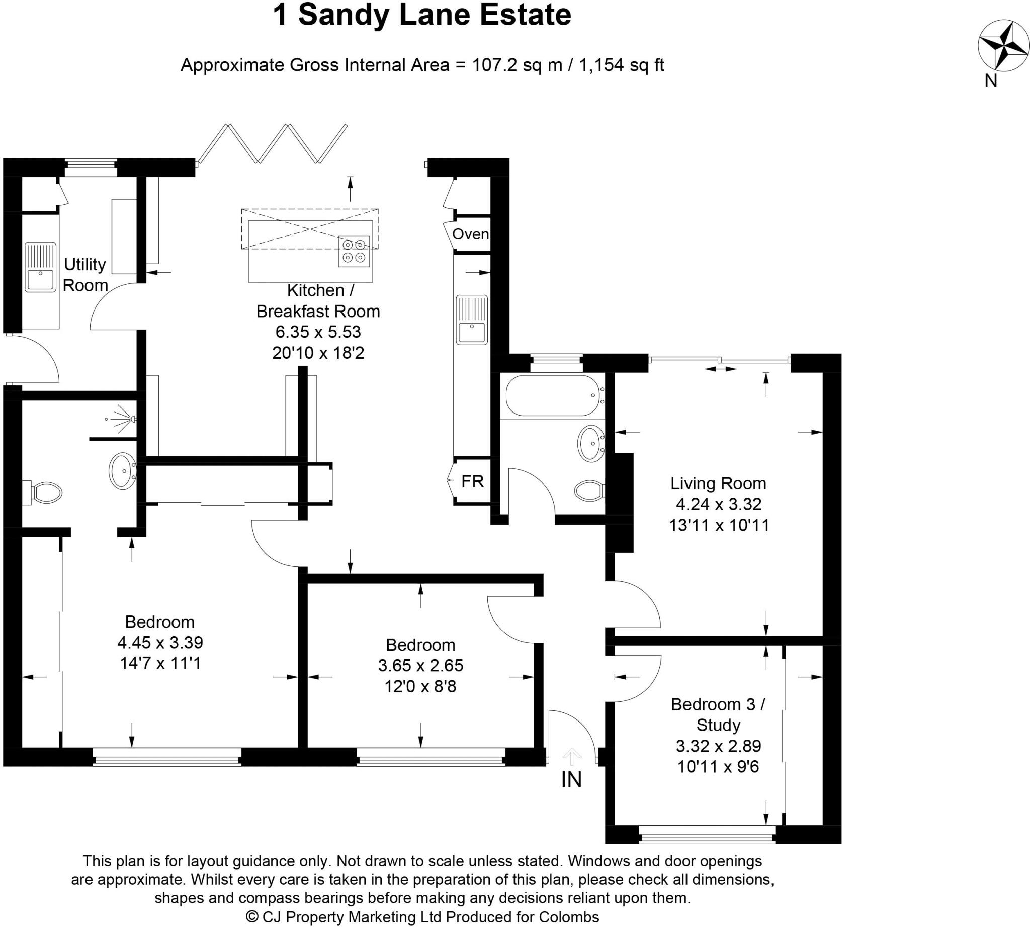 Tiddington floorplan
