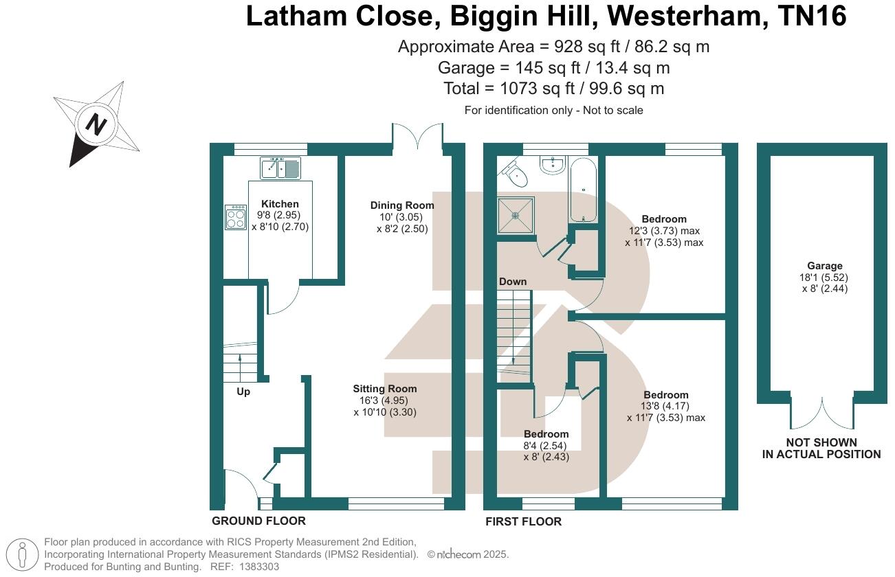 Latham Close, Biggin Hill, Westerham, Kent, TN16 floorplan