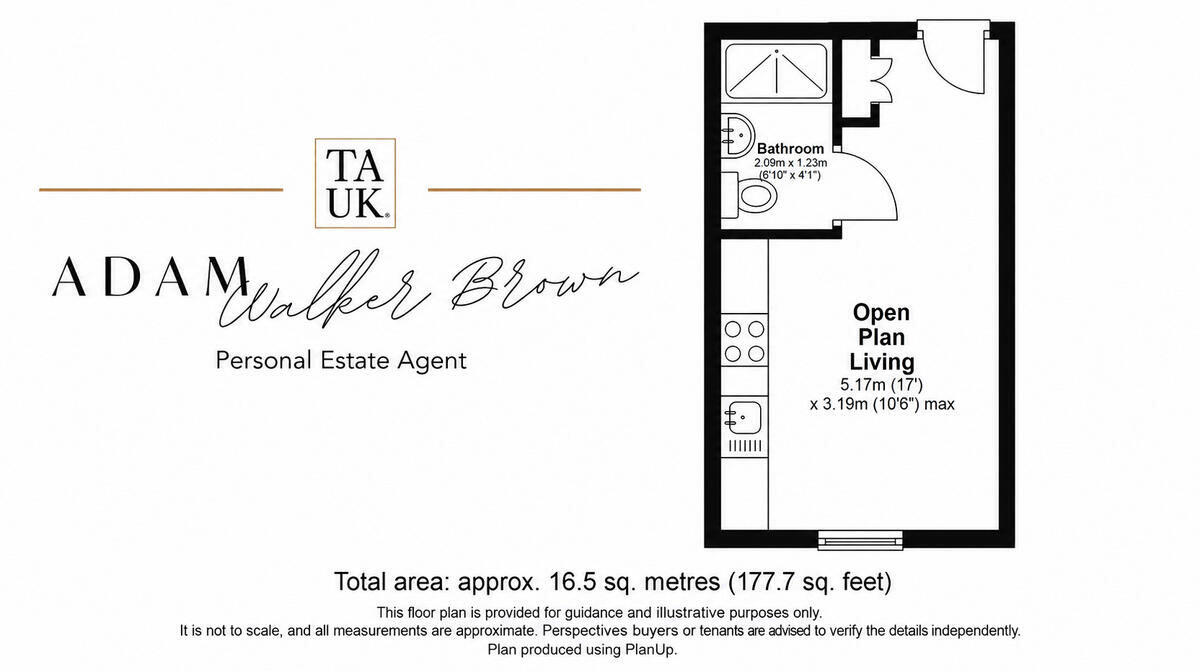 8-10 Peachey Street, Nottingham, Nottinghamshire, NG1 4FQ floorplan