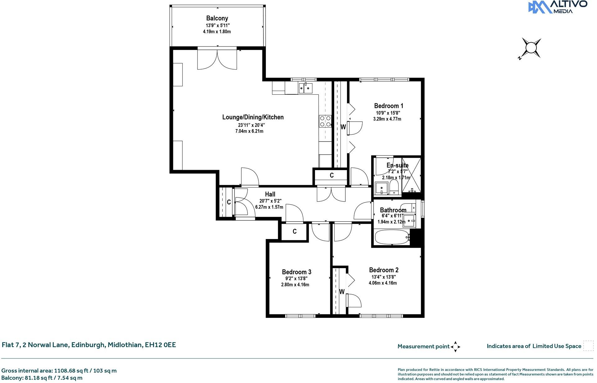 Norwal Lane, West Craig, Edinburgh floorplan