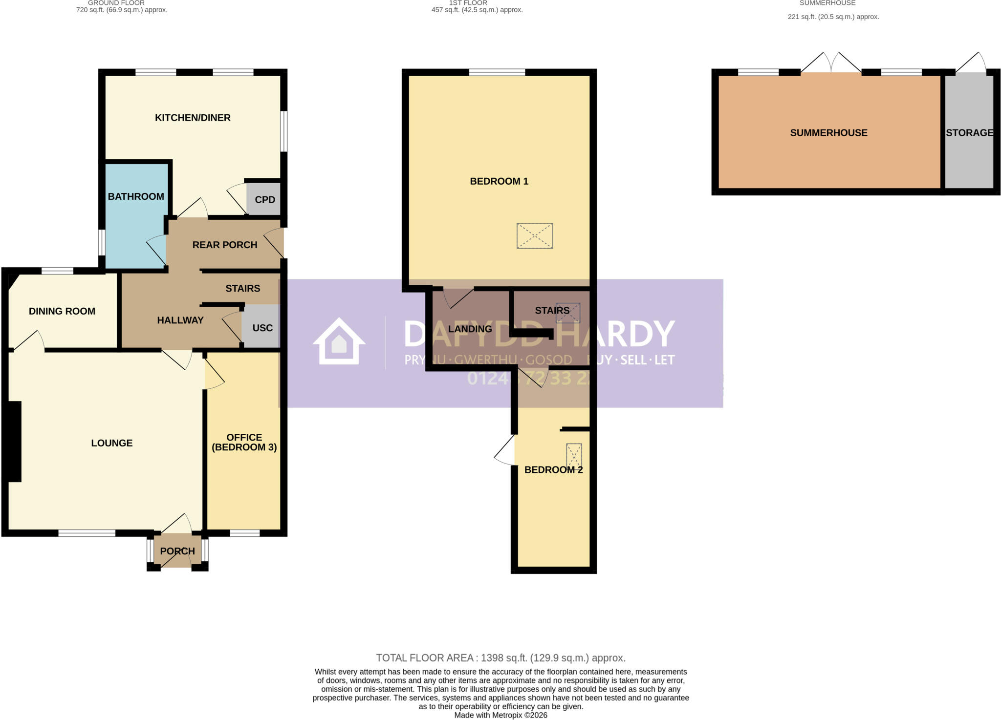 Tanysgafell, Bethesda, Bangor, Gwynedd, LL57 floorplan