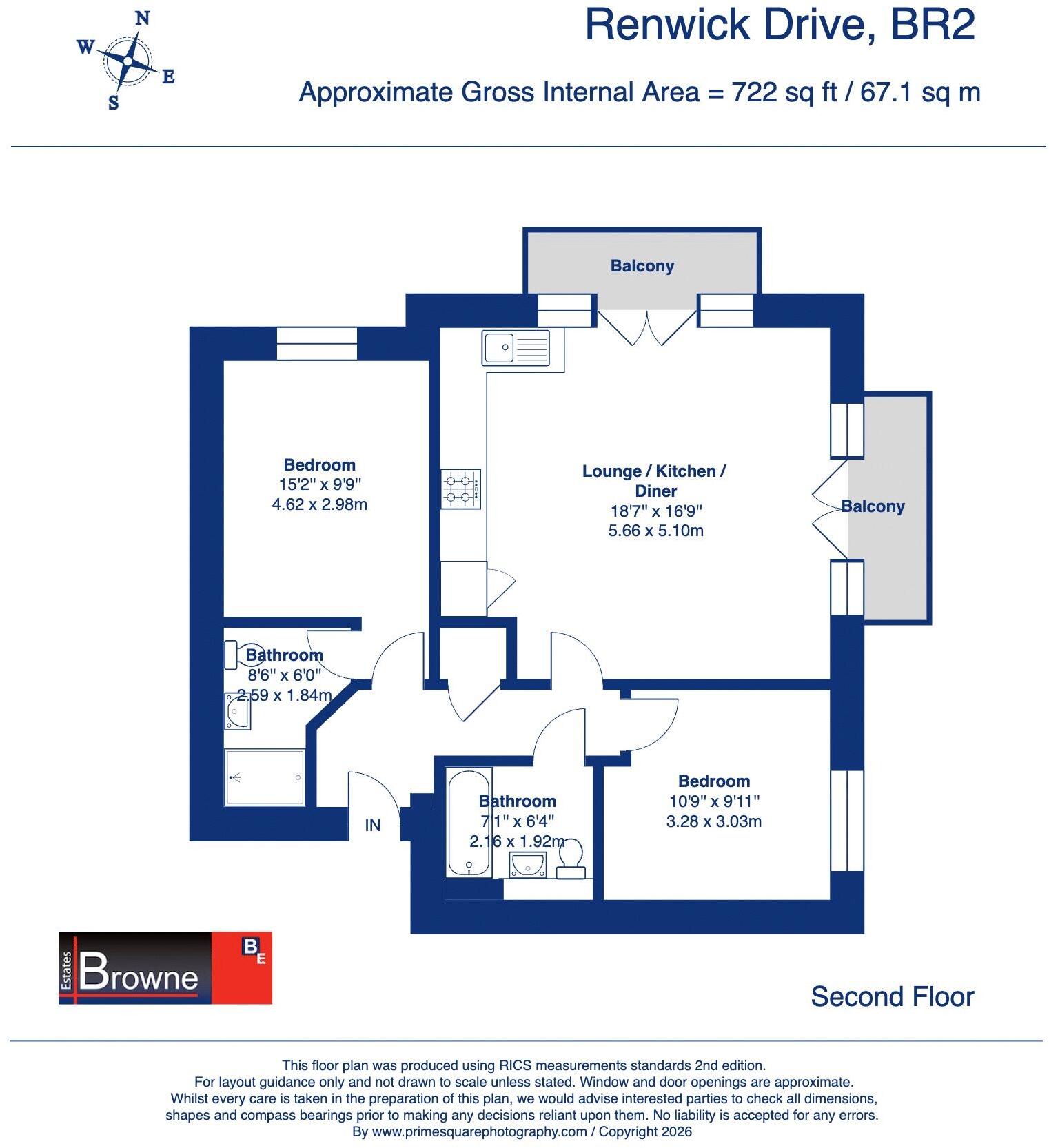 Renwick Drive, Trinity Village, Bromley floorplan