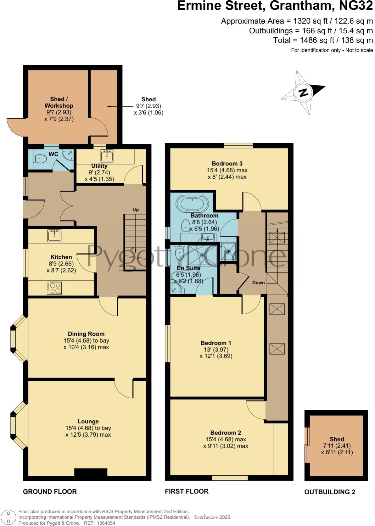 Ermine Street, Ancaster, Grantham, Lincolnshire, NG32 floorplan