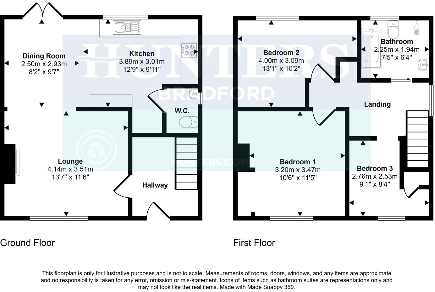 Breighton Adown Bradford, BD6 3LF floorplan