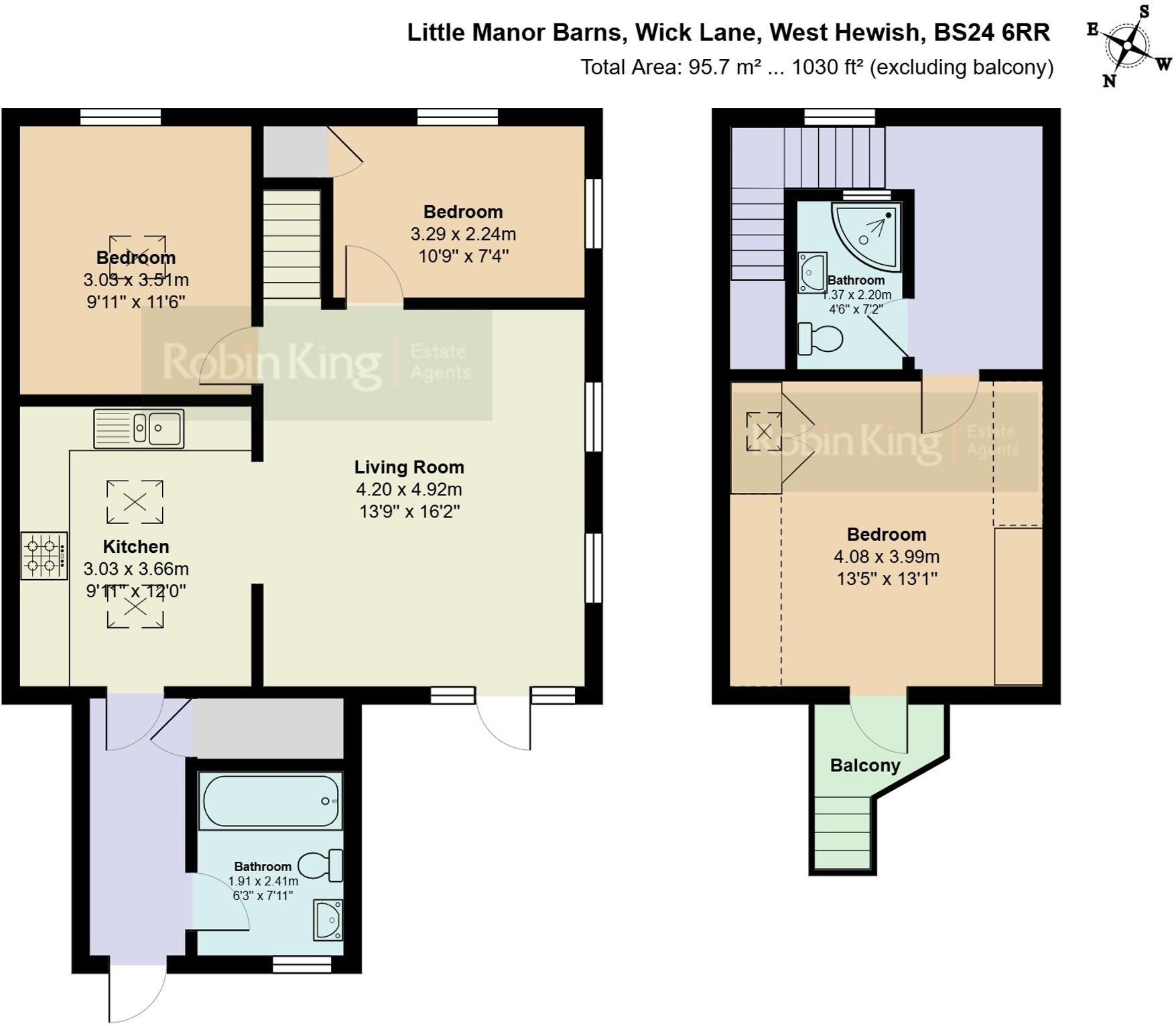 West Hewish, Little Manor Barns, BS24 floorplan