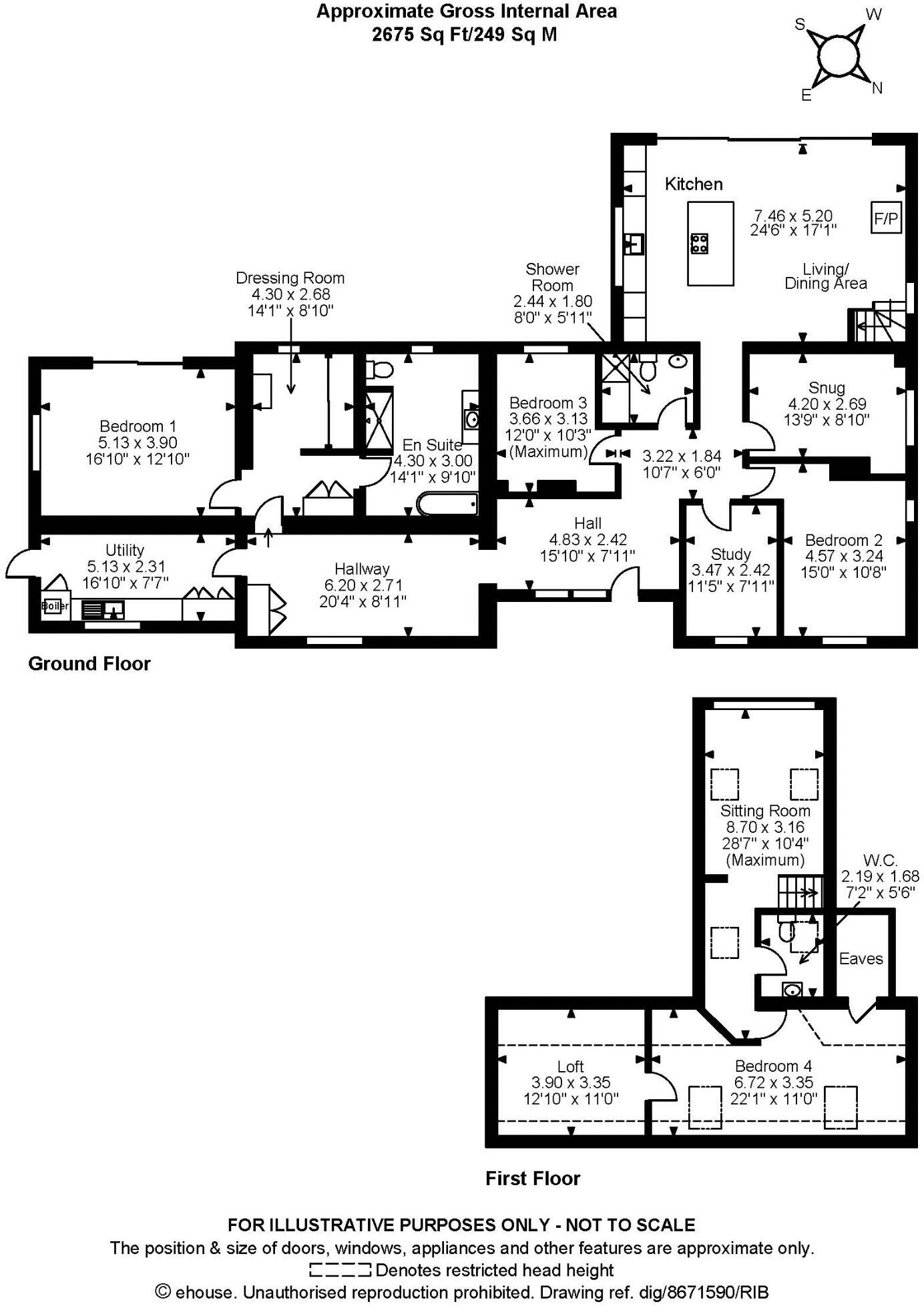 Felsham, Bury St Edmunds, Suffolk floorplan