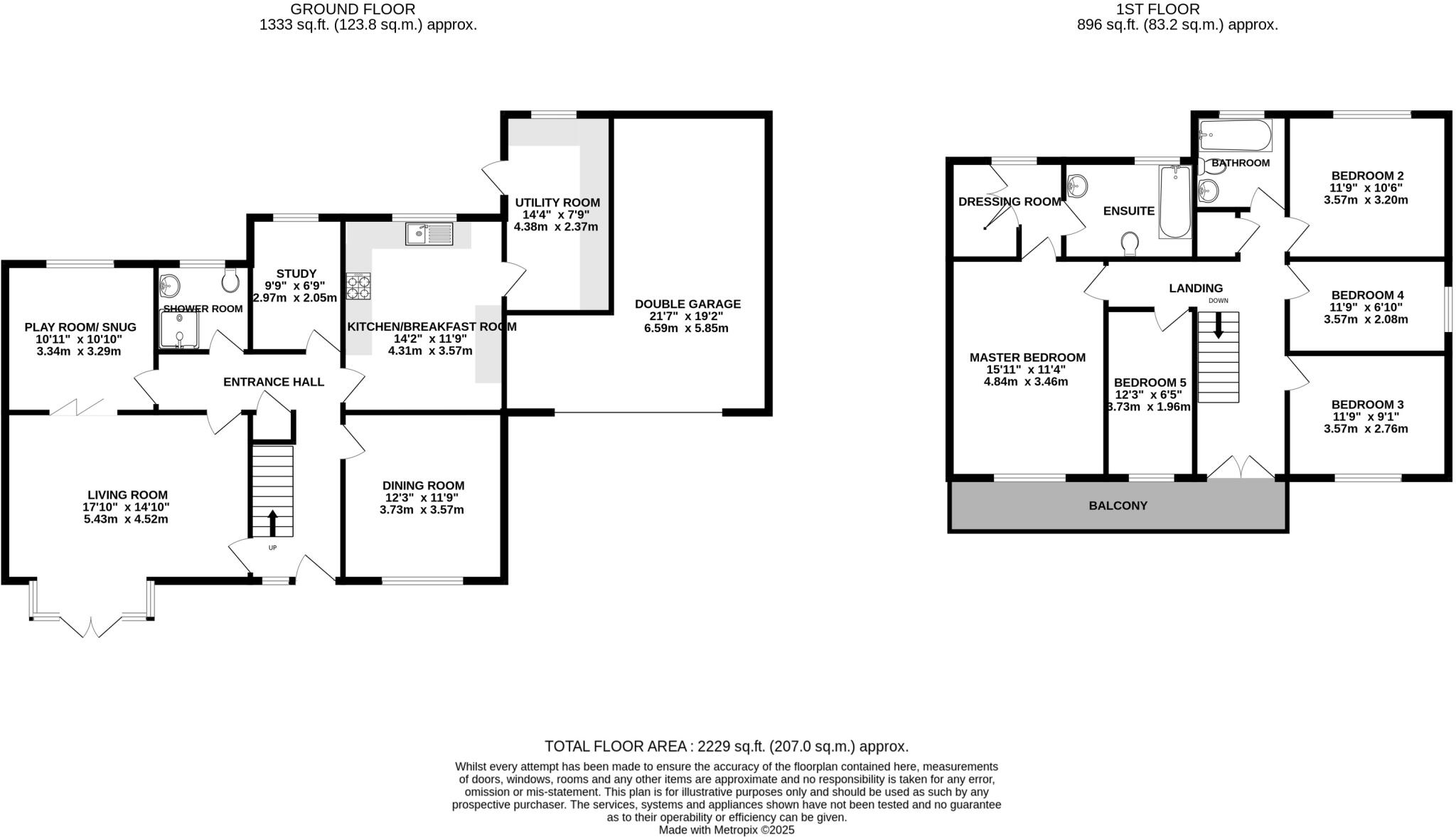 2, Sycamore Close, Instow, Bideford, EX39 floorplan