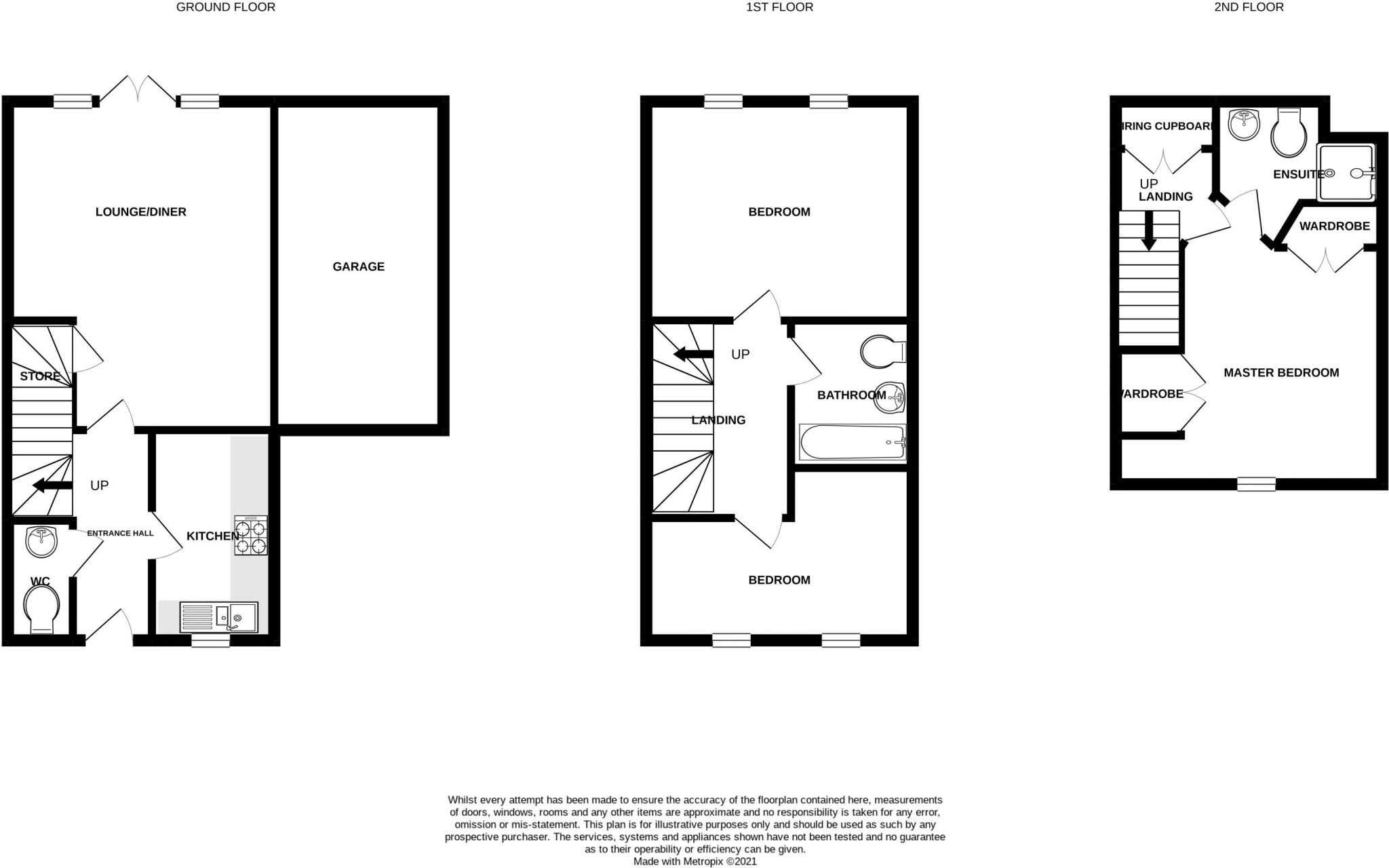 Chestnut Drive, Hagley floorplan