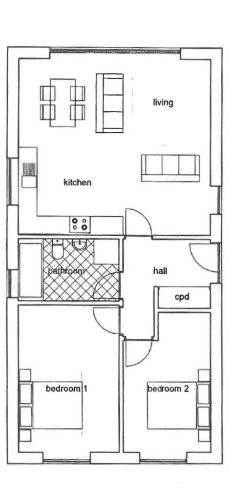 1a Hall Farm, Norwich Road, Barham, Ipswich, Suffolk, IP6 floorplan