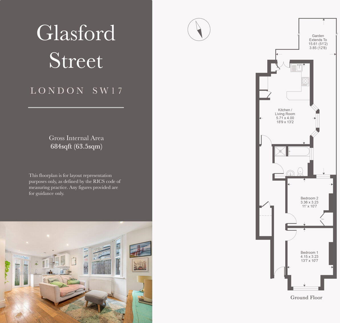 Glasford Street, Tooting, floorplan