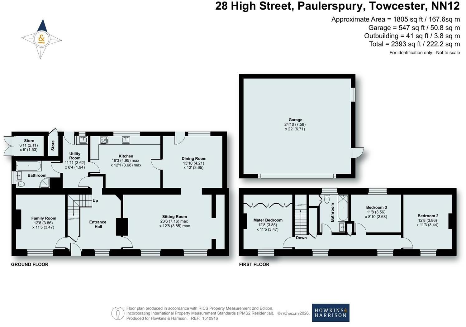 High Street, Paulerspury, NN12 floorplan