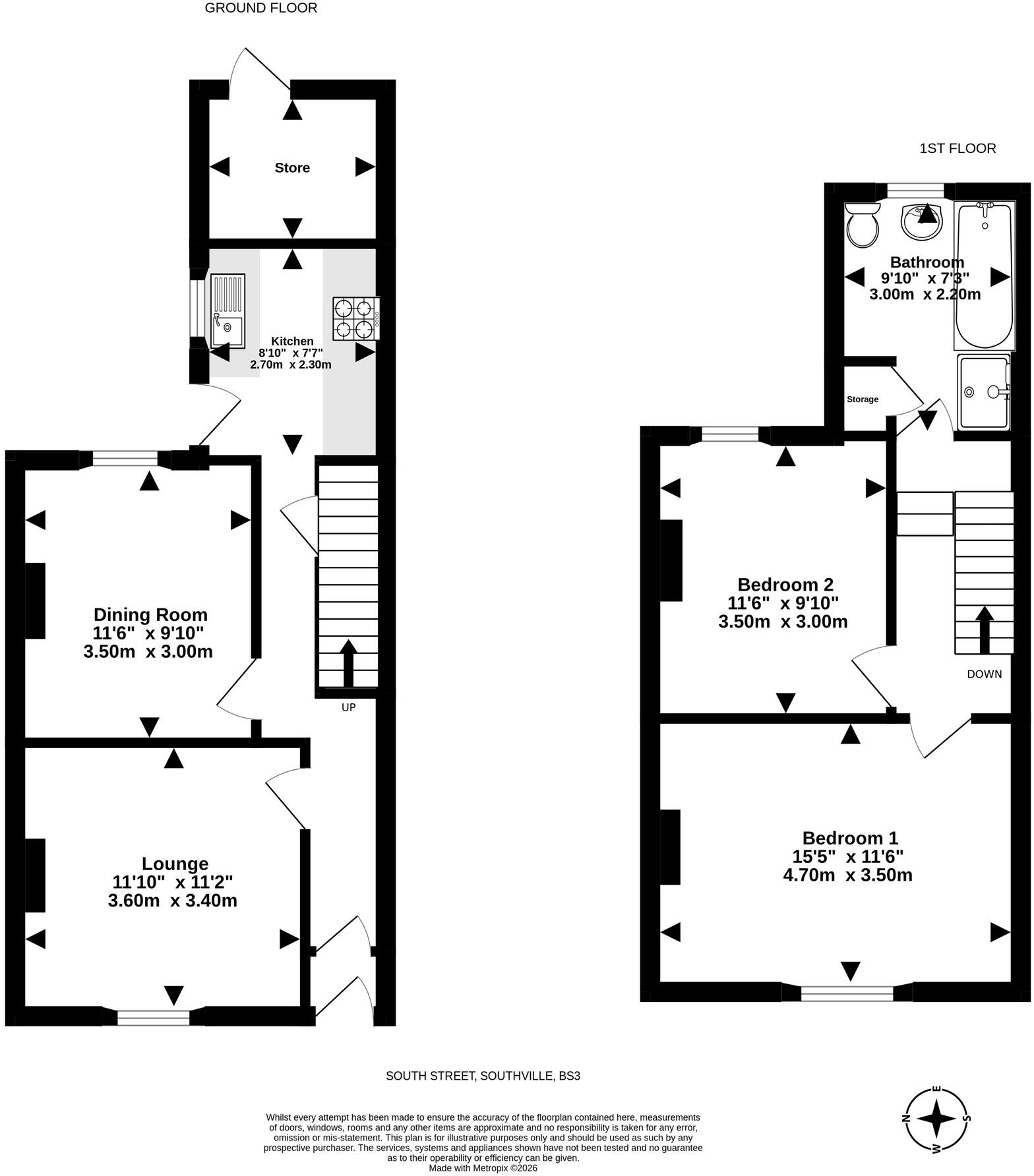 South Street, Bedminster, BS3 floorplan