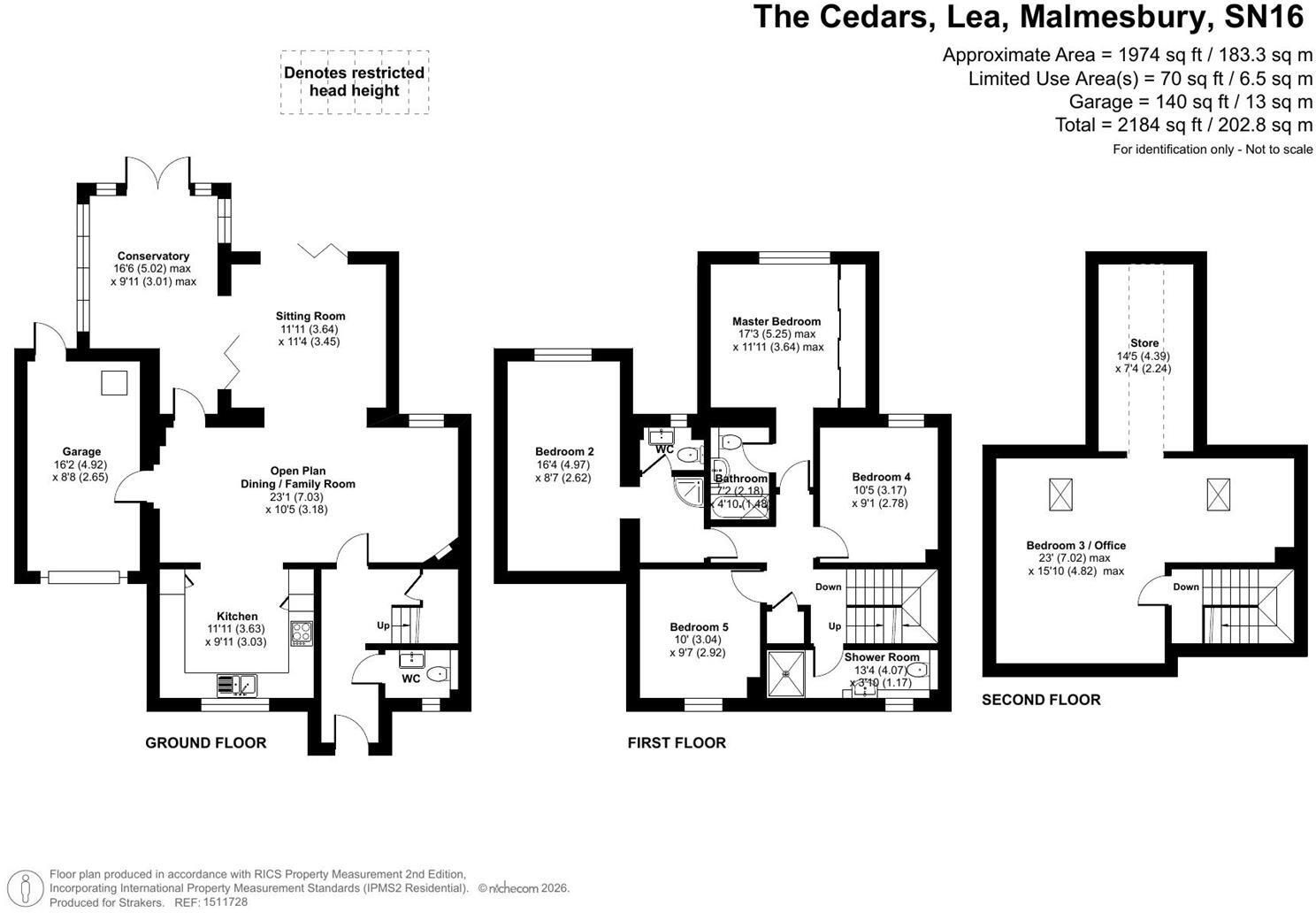 The Cedars, Lea, Malmesbury floorplan