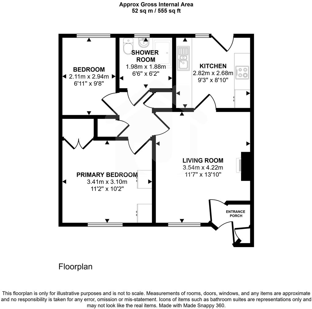 De Montfort Court, Anstey, Leicestershire floorplan