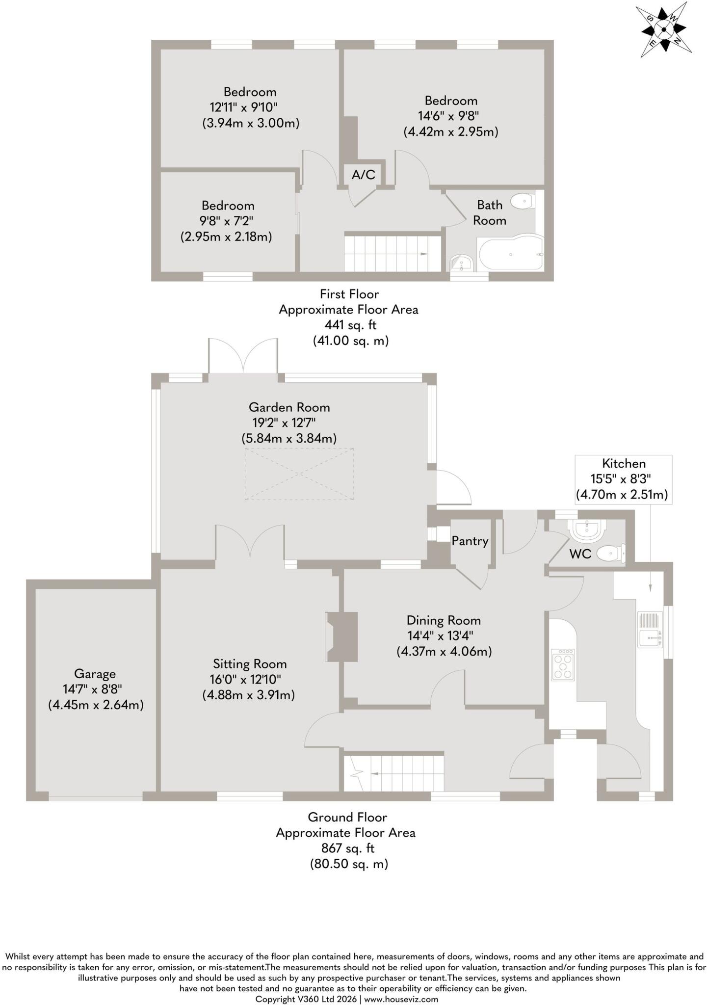 Former District Nurse’s Residence in Terrington St. Clement floorplan