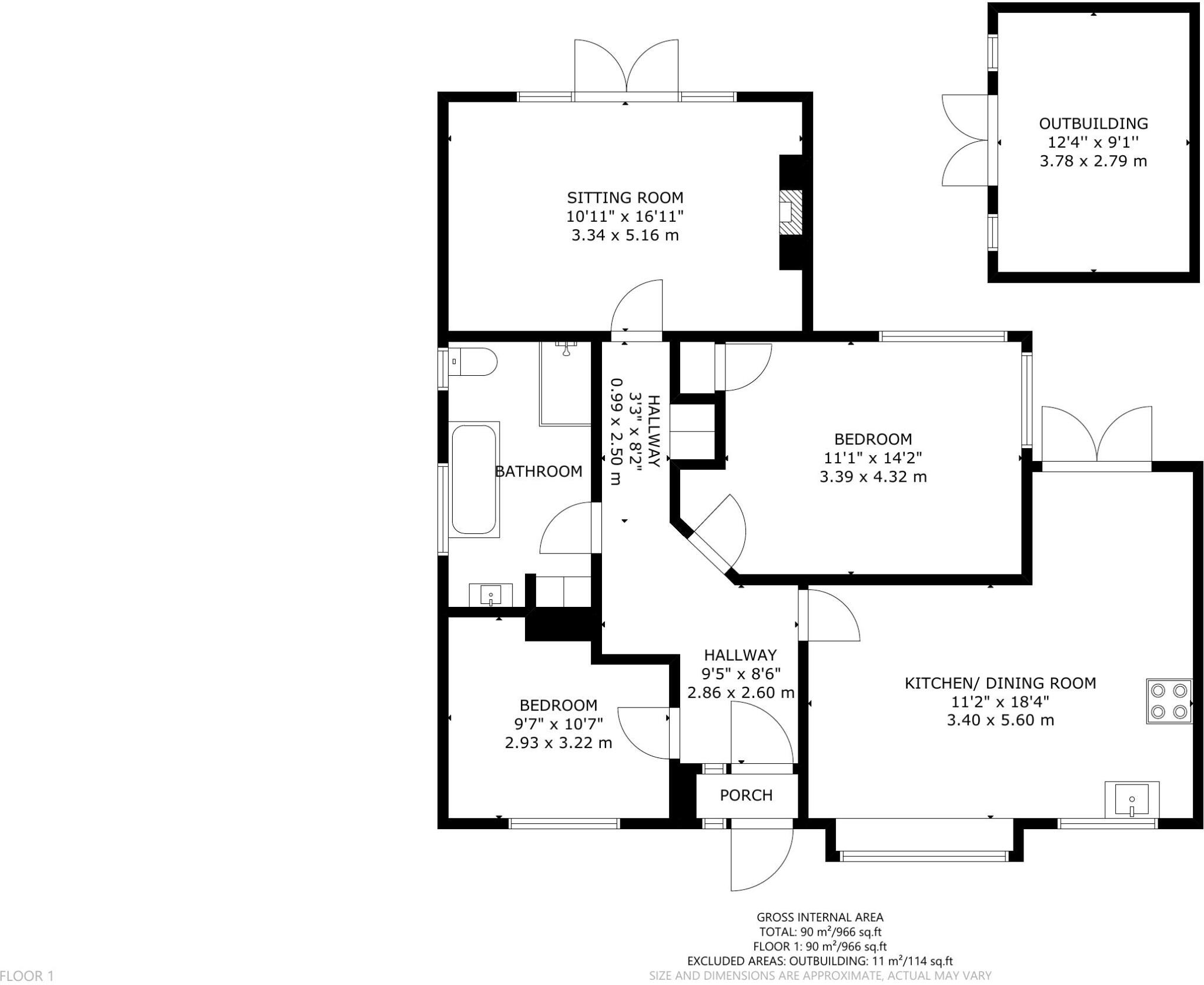 Hawthylands Drive, Hailsham, East Sussex, BN27 floorplan