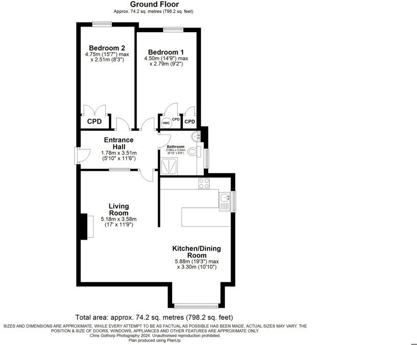 Greestone Mount, Lincoln, Lincolnshire, LN2 1PS floorplan