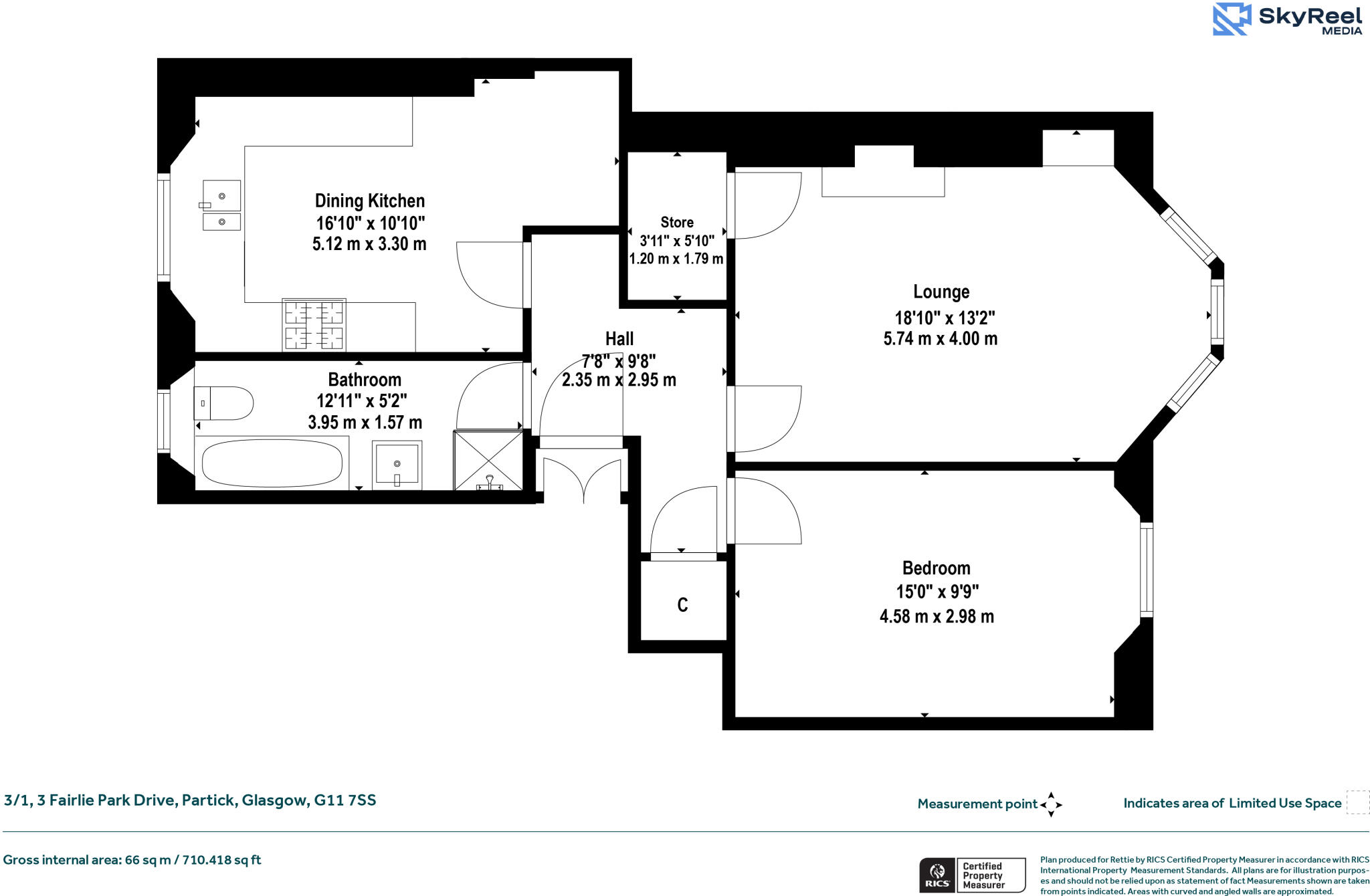 Fairlie Park Drive, Partick, Glasgow floorplan