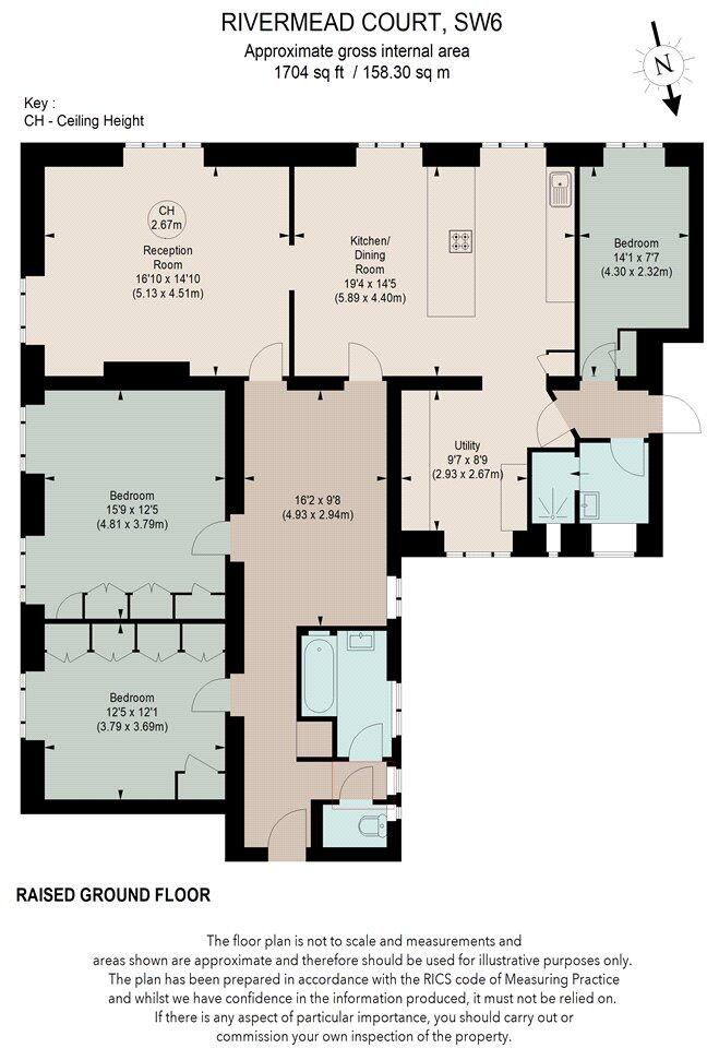 Ranelagh Gardens, London, SW6 floorplan
