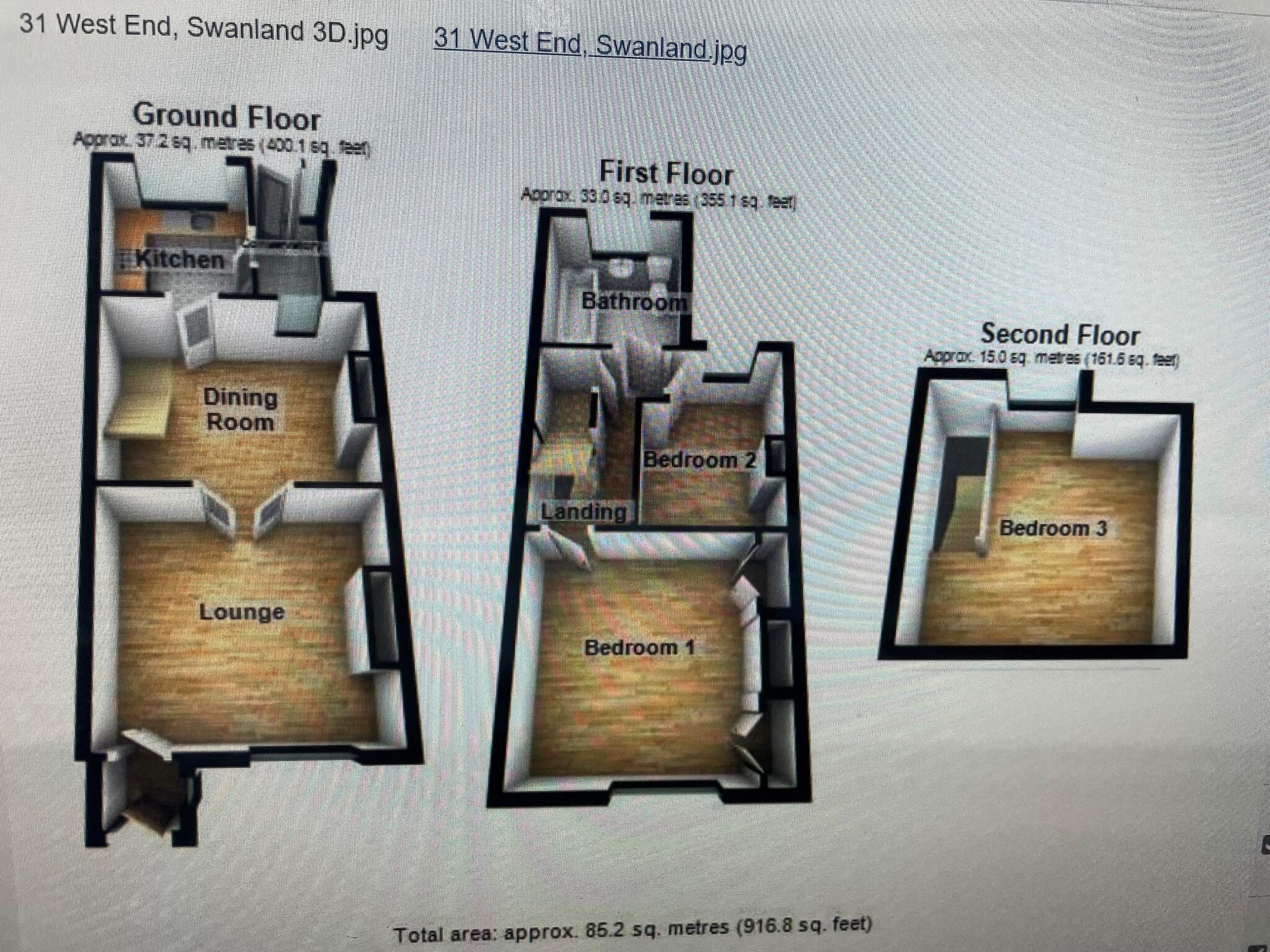 Bear Cottage, 31 West End floorplan