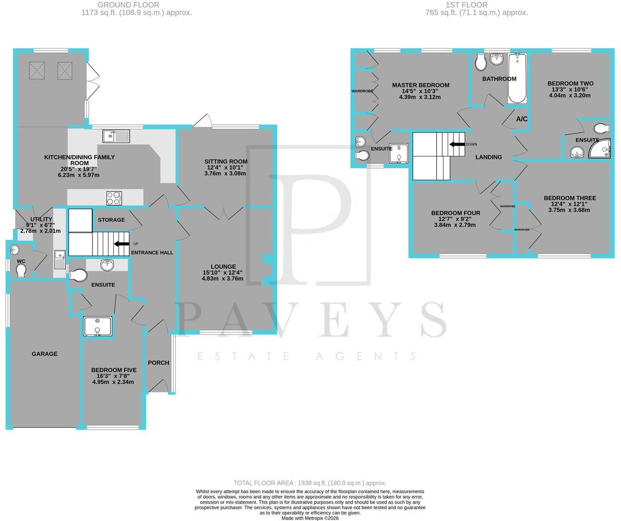 Turpins Lane, Kirby Cross, Frinton-On-Sea floorplan