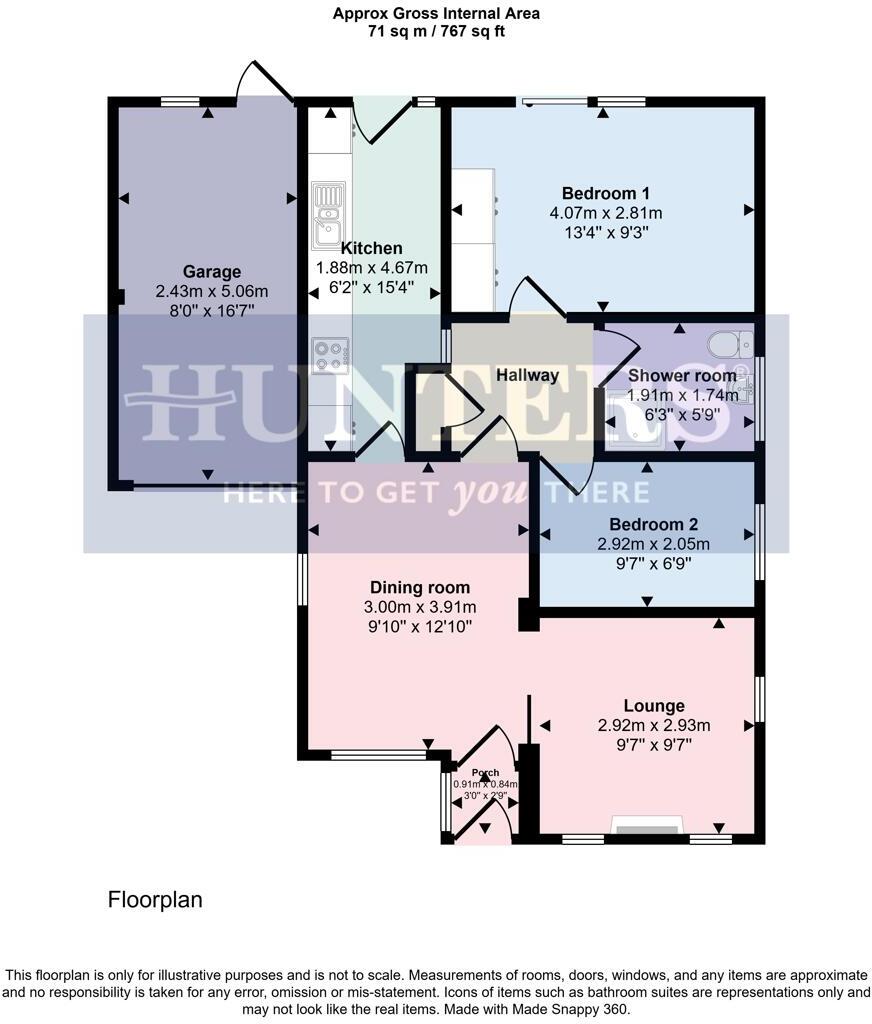 Milverton Close, Wigston floorplan