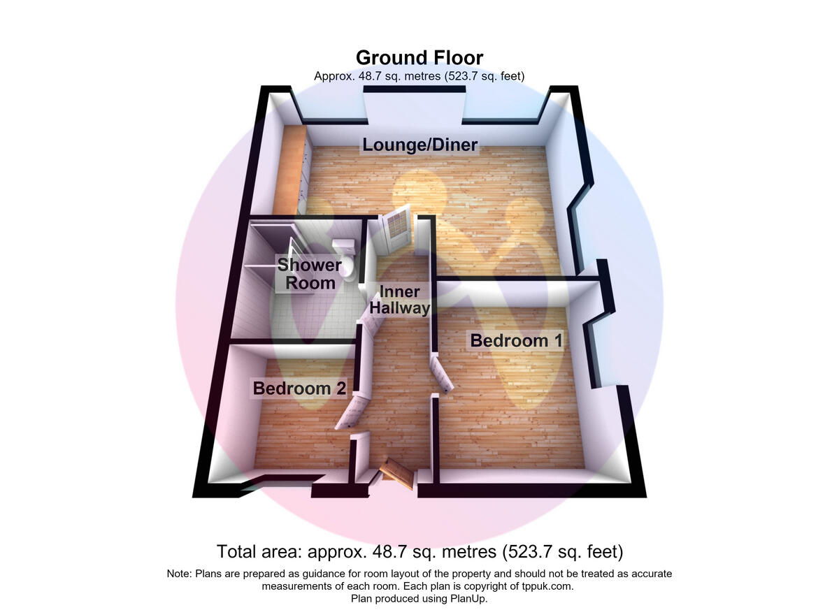 Ffordd Caergybi, Llanfairpwll, Anglesey, LL61 floorplan