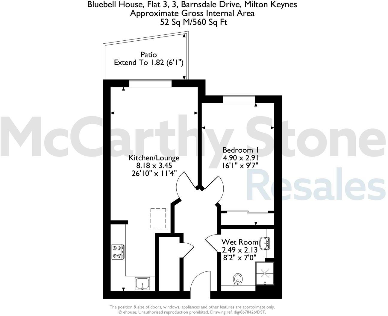 Bluebell House, Barnsdale Drive, Westcroft, Milton Keynes floorplan