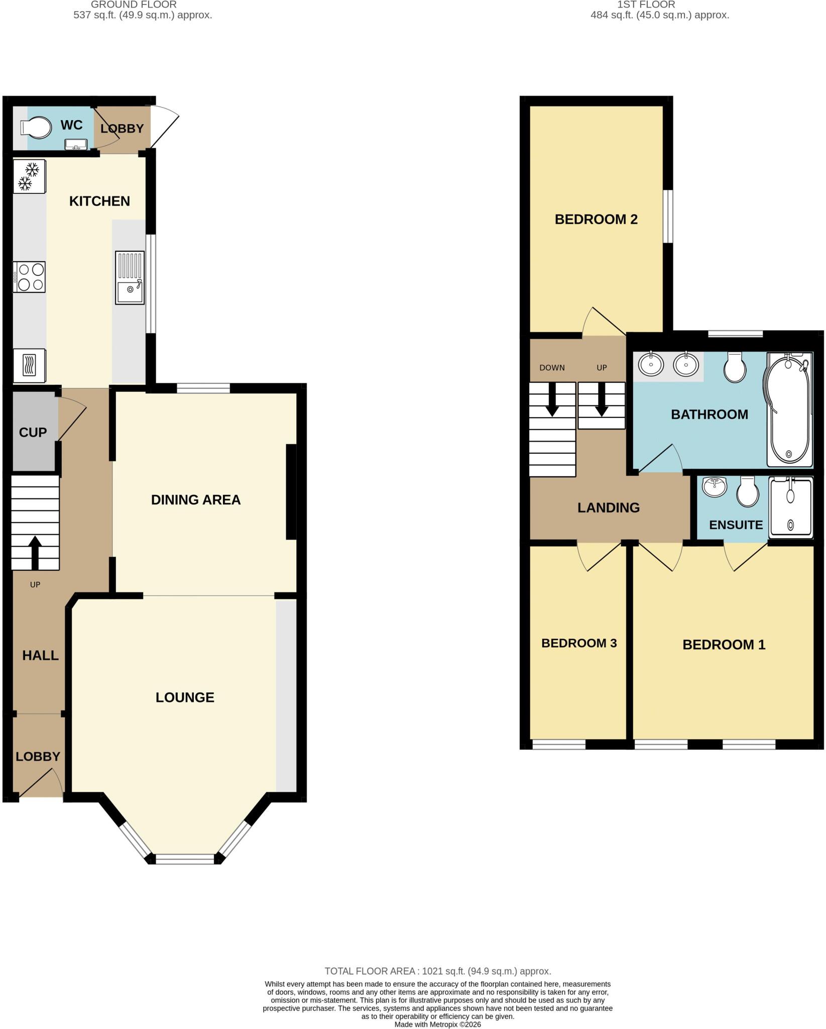 Jubilee Road, Weston-Super-Mare - STYLISH REFURBISHED HOME floorplan