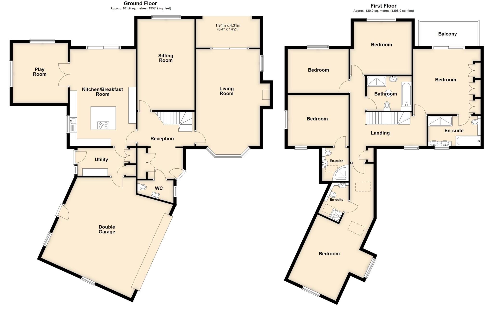Yelland Road, Fremington floorplan