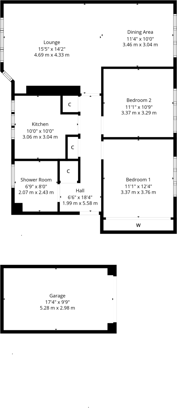Flat 47 Dorchester Court 3 Dorchester Place, Kelvindale, G12 0BS floorplan