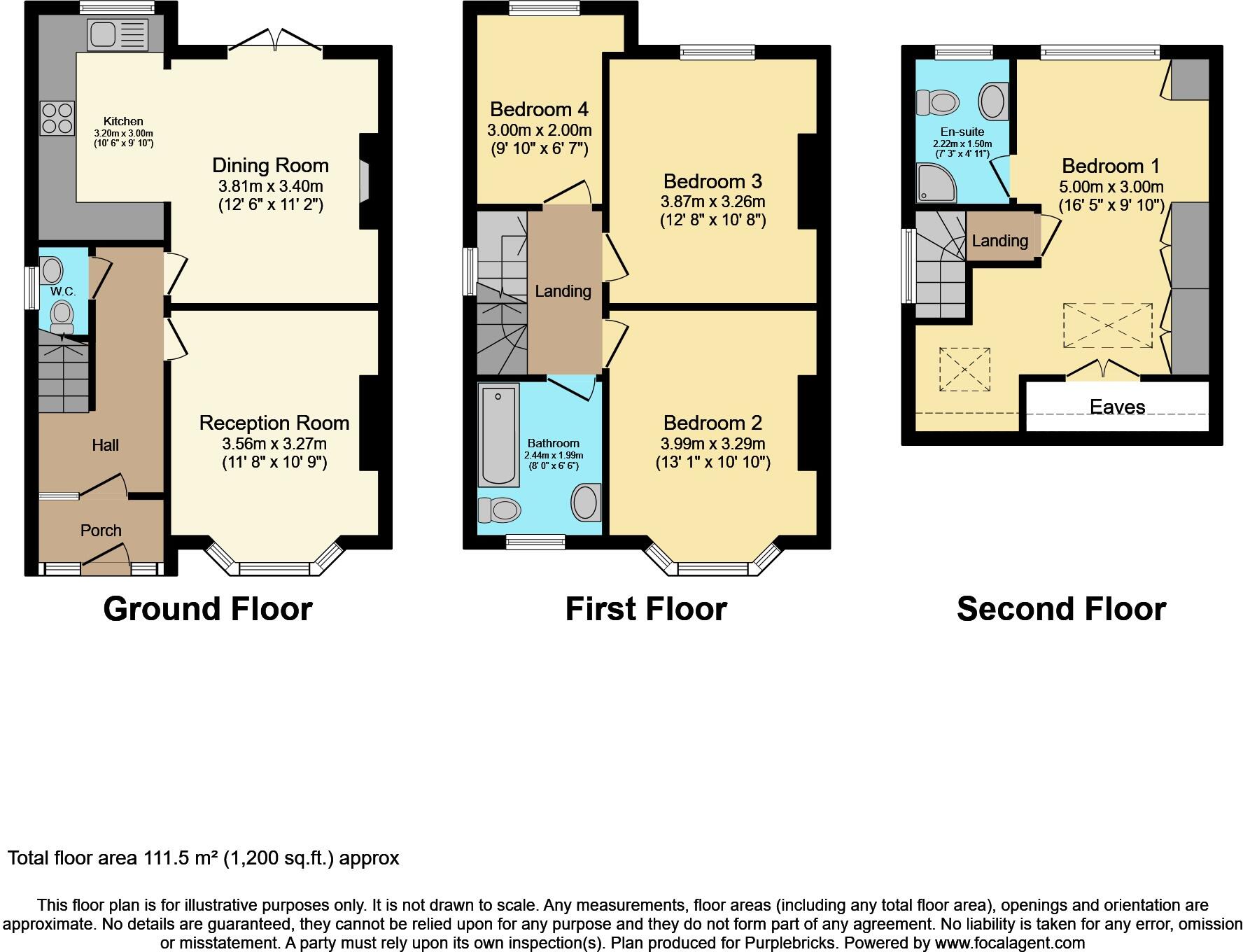 Countisbury Avenue, Enfield, EN1 floorplan