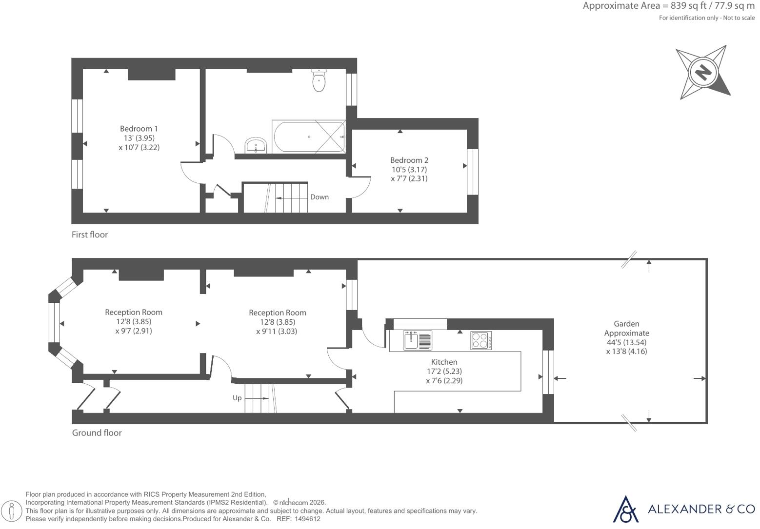 George Street, Dunstable, Bedfordshire floorplan